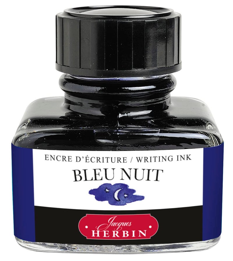 Jacques Herbin Herbin Fountain Pen Ink 30Ml Bleu Nuit - Image 1
